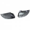 COQUES RETROVISEURS NOIRES BRILLANTES  VOLKSWAGEN VW BUS T5 T6 AMAROK (06102)