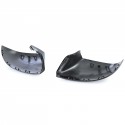 COQUES RETROVISEURS NOIRES BRILLANTES  VOLKSWAGEN VW BUS T5 T6 AMAROK (06102)