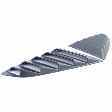 COUVRE FENETRES ARRIERES LOUVERS FORD MUSTANG 2014-2022 (06112)