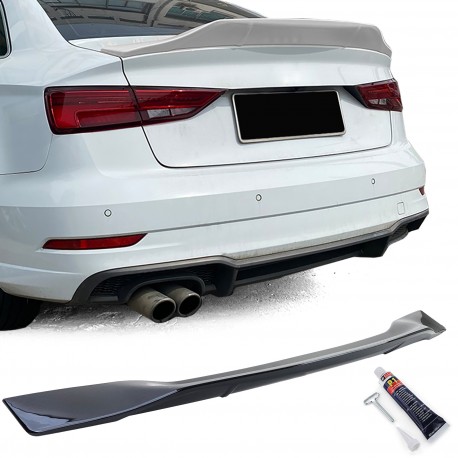 BECQUET SPOILER ARRIERE SPORT NOIR BRILLANT POUR AUDI A3 8V 12-20 (06150)