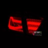 FEUX ROUGE NOIR LEDS BANDES CELIS BMW SERIE 3 E90 BERLINE PHASE 1 05-08 (06159)