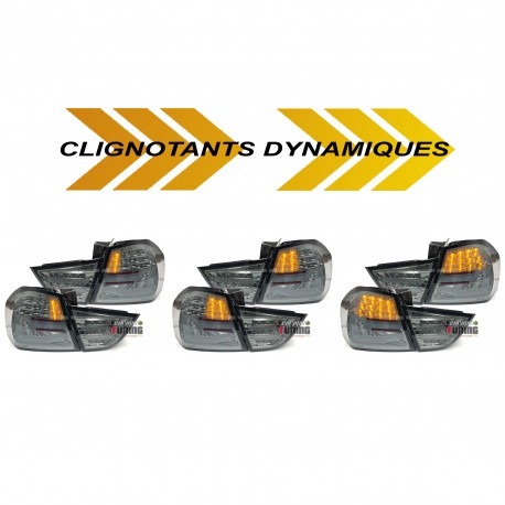 FEUX FUMES LED BANDES CELIS BMW SERIE 3 E90 BERLINE LCI 2008-2012 (06156)