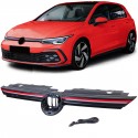 CALANDRE LUMINEUSE LED BANDE ROUGE VOLKSWAGEN VW GOLF 8 (06165)