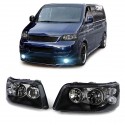 PHARES NOIRS VOLKSWAGEN BUS T5 2003 à 2009 (04351)