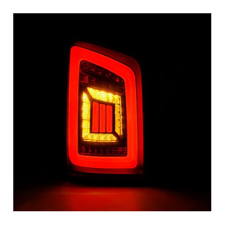 FEUX NOIRS CELIS AVEC CLIGNOTANTS LEDS DYNAMIQUES POUR VW T5 A PORTES BATTANTES (04849)