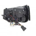 PHARES NOIRS FEUX DE JOUR ET CLIGNOTANTS LED DYNAMIQUES VW T5 2009-2015 (06198)