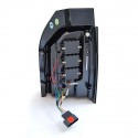 FEUX ROUGES NOIRS LEDS DYNAMIQUES VW T5 BUS TRANSPORTEUR COFFRE 2 PORTES 2003-2009 (06188)