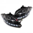 PHARES DEVIL EYES TUNING SEAT LEON NOIRS (x13807)