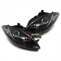 PHARES DIURNES DE JOUR SEAT LEON NOIRS (03380)