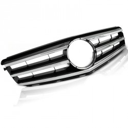 CALANDRE SPORT LIGNE CL AMG NOIRE CHROMEE MERCEDES CLASSE C W204 2007-2014 (06221)
