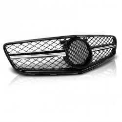 CALANDRE SPORT LIGNE AMG C63 NOIRE CHROMEE MERCEDES CLASSE C W204 2007-2014 (06222)