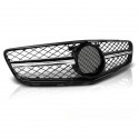 CALANDRE SPORT LIGNE AMG C63 NOIRE CHROMEE MERCEDES CLASSE C W204 2007-2014 (06222)