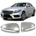 2 COQUES METAL LOOK CARBONE COUVRE RETROVISEURS VOLKSWAGEN T5 T6 (04316)