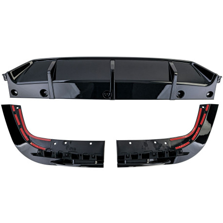 DIFFUSEUR ARRIERE SPORT POUR BMW X5 TYPE G05 EN PACK M (06256)
