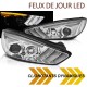 PHARES FEUX DE JOUR LED CLIGNOTANTS DYNAMIQUES FORD FOCUS 3 2015-2018 (06285)