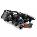 PHARES NOIRS FEUX ANNEAUX LED 3D BMW SERIE 3 E90 E91 2005-2008 (06287)