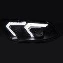 PHARES NOIRS FEUX DE JOUR LED BAR BMW SERIE 3 E92 E93 XENON SANS ASF 2010-2013 (06291)