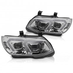 PHARES NOIRS FEUX DE JOUR LED BAR BMW SERIE 3 E92 E93 XENON SANS ASF 2010-2013 (06291)