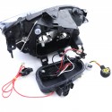 PHARES TUNING NOIRS PEUGEOT 206 PRISE H4 (14513)