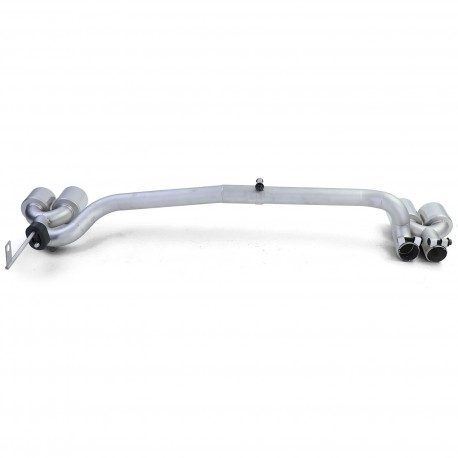 SORTIES ECHAPPEMENT INOX CONVERSION 4 SORTIES DUPLEX BMW SERIE 5 F10 F11 F12 F13 (05409)