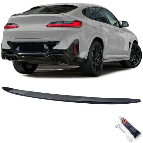 BECQUET - AILERON DE COFFRE SPORT NOIR BRILLANT BMW X4 G02 (05660)