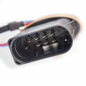 FEUX PHARES AVANTS NOIRS DE JOUR LED MERCEDES CLASSE C W205 2014-2018 (06062)