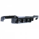 DIFFUSEUR SPORT DUPLEX AVEC SORTIE FACTICE NOIR BMW SERIE 5 F10 F11 520 523 525 528 530 (06326)