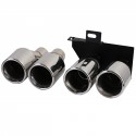 DIFFUSEUR SPORT DUPLEX AVEC SORTIES FACTICES NOIR BMW SERIE 5 F10 F11 520 523 525 528 530 (06327)