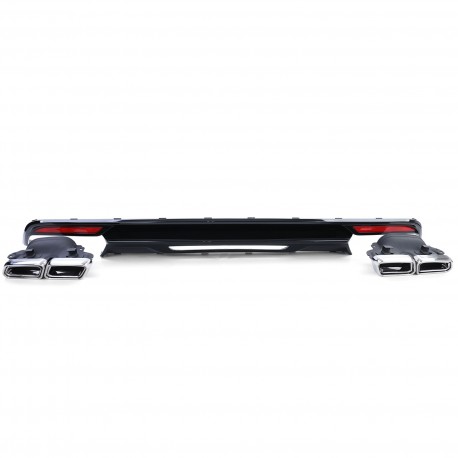 DIFFUSEUR SPORT DOUBLE SORTIES MERCEDES CLASSE S W222 2013-2017 (06329)