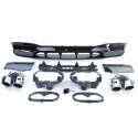 DIFFUSEUR NOIR AVEC DOUBLES SORTIES MERCEDES CLA C118 & X118 Ap 2019 (06334)