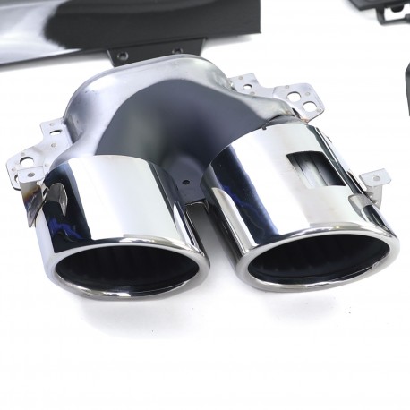 DIFFUSEUR NOIR AVEC DOUBLES SORTIES MERCEDES CLA C118 & X118 Ap 2019 (06334)