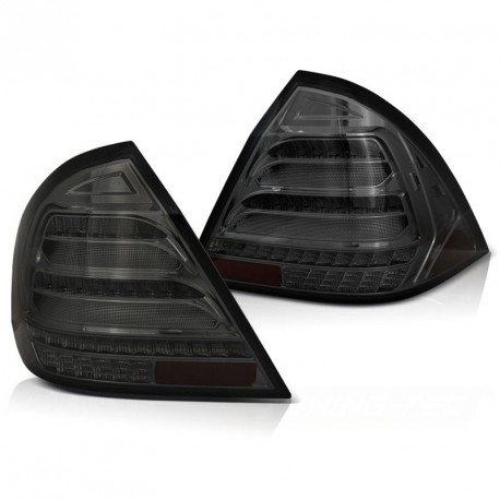 FEUX ROUGES FUMES FULL LED ET DYNAMIQUES MERCEDES CLASSE C W203 BERLINE 2000-2004 (06218)