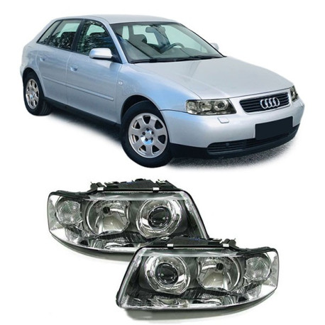 PHARES TUNING AUDI A3 PHASE 2 LISSES ORIGINAL (01260)