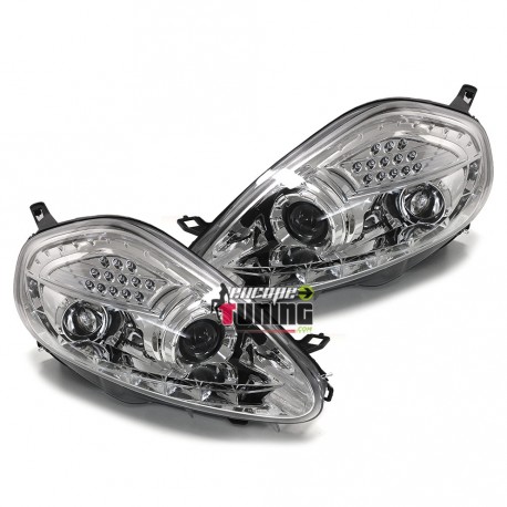PHARES DEVIL EYES CHROM TUNING GRANDE PUNTO ELECTRIQUES (00824)