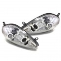 PHARES ANGEL EYES CHROM TUNING GRANDE PUNTO ELECTRIQUES (13334)