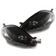 PHARES AVANTS NOIRS FEUX DE JOUR LED FIAT GRANDE PUNTO 2008-2009 (Z06353)