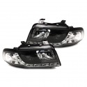 PHARES DEVIL EYES TUNING NOIRS AUDI A4 PH2 99-2001 (13504)