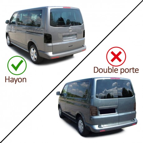 FEUX FUMES NOIRS FULL LED DYNAMIQUES VW T5 BUS TRANSPORTEUR HAYON 2003-2015 (06383)