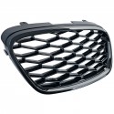 CALANDRE SPORT NOIRE BRILLANTE LOOK CUPRA R SEAT LEON II 1P 2009-2013 (06388)