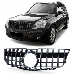 CALANDRE PANAMERICANA AMG GTR NOIR CHROMEE MERCEDES GLK 204 PH1 2008-2012 (Z06393)