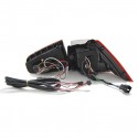 FEUX ROUGES NOIRS CLIGNOTANTS LED DYNAMIQUES VW GOLF 7 PH1 2012-2017 (06397)