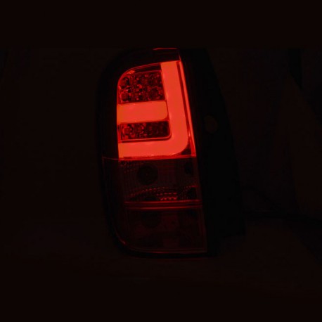 PAIRE DE FEUX ARRIERES NOIRS LED BAR DACIA DUSTER I 2010-2018 (02452)