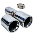 EMBOUT SILENCIEUX ECHAPPEMENT UNIVERSEL DOUBLE SORTIES DUPLEX (04422)