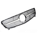 CALANDRE GRILLE DIAMANT SILVER CHROME LIGNE GT-R MERCEDES CLASSE A W176 2015-2018 (06434)