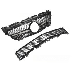 CALANDRE NOIR CHROME DIAMANT AMG GT MERCEDES SLK R172 2011-2015 (06451)