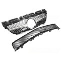 CALANDRE SILVER CHROME DIAMANT AMG GT MERCEDES SLK R172 2011-2015 (06452)