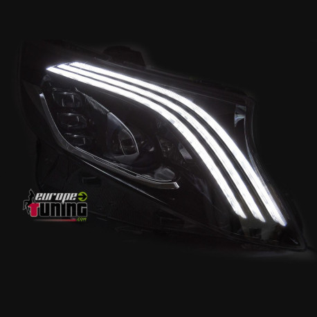 PHARES CONVERSION FULL LED DYNAMIQUES MERCEDES CLASSE V VITO W447 2014-2023 (06453)