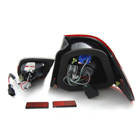 FEUX ARRIERES ROUGES FONCES BMW SERIE 3 E46 COUPE 1999-2003 (06456)