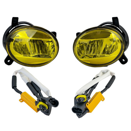 ANTI BROUILLARDS JAUNES LED AUDI A4 B8 / A6 C6 / Q5 2008-2016 (06459)