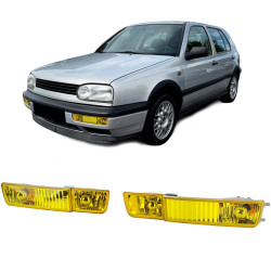 ANTI BROUILLARDS JAUNES VW VOLKSWAGEN GOLF 3 1991-1997 (06465)